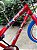 BICICLETA ARO (20) MASCULINA COR VERMELHO/PRETO S/ MARCHA MARCA DNZ PERSONALIZADA HOMEM ARANHA - Imagem 3