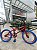 BICICLETA ARO (20) MASCULINA COR VERMELHO/PRETO S/ MARCHA MARCA DNZ PERSONALIZADA HOMEM ARANHA - Imagem 1