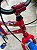 BICICLETA ARO (20) MASCULINA COR VERMELHO/PRETO S/ MARCHA MARCA DNZ PERSONALIZADA HOMEM ARANHA - Imagem 7