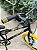 BICICLETA ARO (20) MASCULINA COR PRETO/AMARELO S/ MARCHA MARCA DNZ PERSONALIZADA BATMAN - Imagem 4