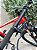 BICICLETA MTB ARO (29) OGGI HACKER HDS SHIMANO ESSA 8V FREIO DISC HIDRÁULICO QUADRO 19 (G) COR VERM/BCO/AZ - Imagem 7