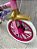 BICICLETA ARO (12) FEMININA COR ROSA/BRANCO S/MARCHA MARCA NATHOR PRINCESAS COM CESTA - Imagem 4