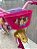BICICLETA ARO (12) FEMININA COR ROSA/BRANCO S/MARCHA MARCA NATHOR PRINCESAS COM CESTA - Imagem 2
