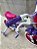 BICICLETA ARO (12) FEMININA COR VIOLETA/LILAS/BRANCO NATHOR COM CESTA - Imagem 7