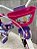 BICICLETA ARO (12) FEMININA COR VIOLETA/LILAS/BRANCO NATHOR COM CESTA - Imagem 3