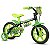 BICICLETA  ARO (12) MASCULINA COR VERDE/PRETO S/MARCHA MARCA NATHOR BLACK - Imagem 2