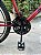 BICICLETA ARO (26) MASCULINA COR VERMELHA C/MARCHA 18V MARCA MILANO - Imagem 4