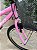 BICICLETA ARO (26) FEMININA COR ROSA C/MARCHA 18V MARCA MILANO AUTUNM QUADRO REBAIXADO - Imagem 7