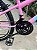 BICICLETA ARO (26) FEMININA COR ROSA C/MARCHA 18V MARCA MILANO AUTUNM QUADRO REBAIXADO - Imagem 5