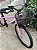 BICICLETA ARO (26) FEMININA COR ROSA C/MARCHA 18V MARCA MILANO AUTUNM QUADRO REBAIXADO - Imagem 8