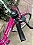 BICICLETA ARO (26) FEMININA COR ROSA FUCSIA S/MARCHA FREIO V-BRAKE ( A MÃO) MARCA MONARK BRISA - Imagem 8