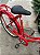 BICICLETA ARO (26) FEMININA COR VERMELHA S/MARCHA FREIO V-BRAKE (A MÃO) MARCA MONARK TROPICAL - Imagem 4