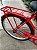 BICICLETA ARO (26) FEMININA COR VERMELHA S/MARCHA FREIO V-BRAKE (A MÃO) MARCA MONARK TROPICAL - Imagem 2