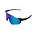OCULOS CICLISMO LENTE AZUL ESPELHADO - Imagem 3
