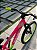BICICLETA MTB FREERIDE ARO (26) VIKINGX TUFF-25 CAMBIO 21 VELOCIDADES FREIO DISC MECÂNICO COR ROSA/VERDE - Imagem 5