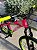 BICICLETA MTB FREERIDE ARO (26) VIKINGX TUFF-25 CAMBIO 21 VELOCIDADES FREIO DISC MECÂNICO COR ROSA/VERDE - Imagem 6