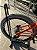 BICICLETA MTB FREERIDE ARO (26) VIKINGX TUFF X-35 CAMBIO 8 VELOCIDADES FREIO DISC HIDRÁULICO COR LARANJA/BRANCO - Imagem 2