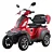 QUADRICICLO ELETRICO DUOS E-CROSS 1000W CEREJA - Imagem 1