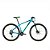 BICICLETA MTB ARO (29) GROOVE HYPE-70 27 VELOVIDADES (3X9) FREIO DISC HIDRAULICO TAMANHO 15 (P) COR AZUL/VERDE/PRETO - Imagem 1