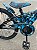 BICICLETA ARO (20) MASCULINA COR CAMUFLADA AZUL S/MARCHA FREIO V-BRAKE MARCA GROOVE - Imagem 9
