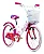 BICICLETA ARO (20) FEMININA BRANCO/ROSA S/MARCHA FREIO V-BRAKE GROOVE MY BIKE - Imagem 6