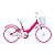 BICICLETA ARO (20) FEMININA ROSA/BRANCO S/MARCHA FREIO V-BRAKE GROOVE MY BIKE - Imagem 1