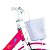 BICICLETA ARO (20) FEMININA ROSA/BRANCO S/MARCHA FREIO V-BRAKE GROOVE MY BIKE - Imagem 6
