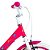 BICICLETA ARO (16) FEMININA COR ROSA/BRANCO S/MARCHA FREIO V-BRAKE MARCA GROOVE MY BIKE - Imagem 5