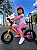 BICICLETA ARO (12) FEMININA BALANCE (EQUILIBRIO) BIKE GROOVE ROSA/AMARELO/AZUL - Imagem 1