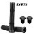 PAR DE MANOPLA PUNHO BIKE BMX3 GTS PRETO - Imagem 1