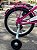 BICICLETA ARO (16) FEMININA PINK S/MARCHA FREIO V-BRAKE MILANO AURA - Imagem 8