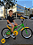 BICICLETA ARO (16) MASCULINA COR VERDE/AMARELO S/MARCHA MARCA MILANO GROW UP - Imagem 1