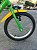 BICICLETA ARO (16) MASCULINA COR VERDE/AMARELO S/MARCHA MARCA MILANO GROW UP - Imagem 7
