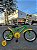 BICICLETA ARO (16) MASCULINA COR VERDE/AMARELO S/MARCHA MARCA MILANO GROW UP - Imagem 2