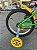 BICICLETA ARO (16) MASCULINA COR VERDE/AMARELO S/MARCHA MARCA MILANO GROW UP - Imagem 3