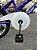 BICICLETA ARO (16) FEMININA VIOLETA S/MARCHA FREIO V-BRAKE MILANO AURA - Imagem 4