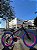 BICICLETA MTB FREERIDE ARO (26) VIKINGX TUFF-25 CAMBIO 21 VELOCIDADES FREIO DISC MECÂNICO COR PRETO/ROSA/AZUL - Imagem 1