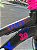 BICICLETA MTB FREERIDE ARO (26) VIKINGX TUFF-25 CAMBIO 21 VELOCIDADES FREIO DISC MECÂNICO COR PRETO/ROSA/AZUL - Imagem 8