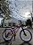 BICICLETA MTB FREERIDE ARO (26) VIKINGX TUFF-25 CAMBIO 8 VELOCIDADES FREIO DISC HIDRAULICO COR ROXO/AMARELO/BRANCO - Imagem 1