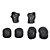 KIT SEGURANÇA INFANTIL BASIC JOELHEIRA+COTOVELEIRA PRETO - Imagem 1