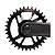 PEDIVELA SINGLE 8/12V PONTA QUADRADA COROA AÇO 34 DENTES 170MM PRETO - Imagem 3