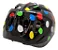CAPACETE INFANTIL PRETO COM BOLINHAS ELLEVEN OUTMOLD SERIES TAMANHO M (53-57) - Imagem 3