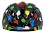 CAPACETE INFANTIL PRETO COM BOLINHAS ELLEVEN OUTMOLD SERIES TAMANHO M (53-57) - Imagem 6