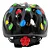 CAPACETE INFANTIL PRETO COM BOLINHAS ELLEVEN OUTMOLD SERIES TAMANHO M (53-57) - Imagem 4