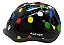 CAPACETE INFANTIL PRETO COM BOLINHAS ELLEVEN OUTMOLD SERIES TAMANHO M (53-57) - Imagem 5