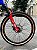 BICICLETA ARO (24) AZUL/VERMELHA 9 VELOCIDADES (1X9) FREIO A DISCO MECÂNICO REDSTONE (USADA) - Imagem 7
