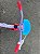 BICICLETA ARO (12) FEMININA ROXO/AZUL/CORAL S/MARCHA FREIO V-BRAKE NATHOR  STITCH - Imagem 9