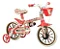 BICICLETA ARO (12) FEMININA SALMAO/OLIVA S/MARCHA FREIO V-BRAKE NATHOR PETS - Imagem 1