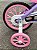 BICICLETA ARO (12) FEMININA ROXO/ROSA S/MARCHA FREIO V-BRAKE NATHOR MINNIE - Imagem 5