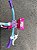 BICICLETA ARO (12) FEMININA AZUL/ROSA S/MARCHA FREIO V-BRAKE NATHOR BARBIE - Imagem 9
